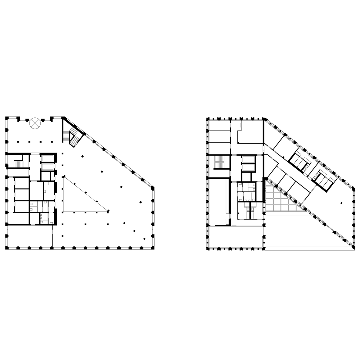 Grundrisse Erdgeschoss und 2. Obergeschoss