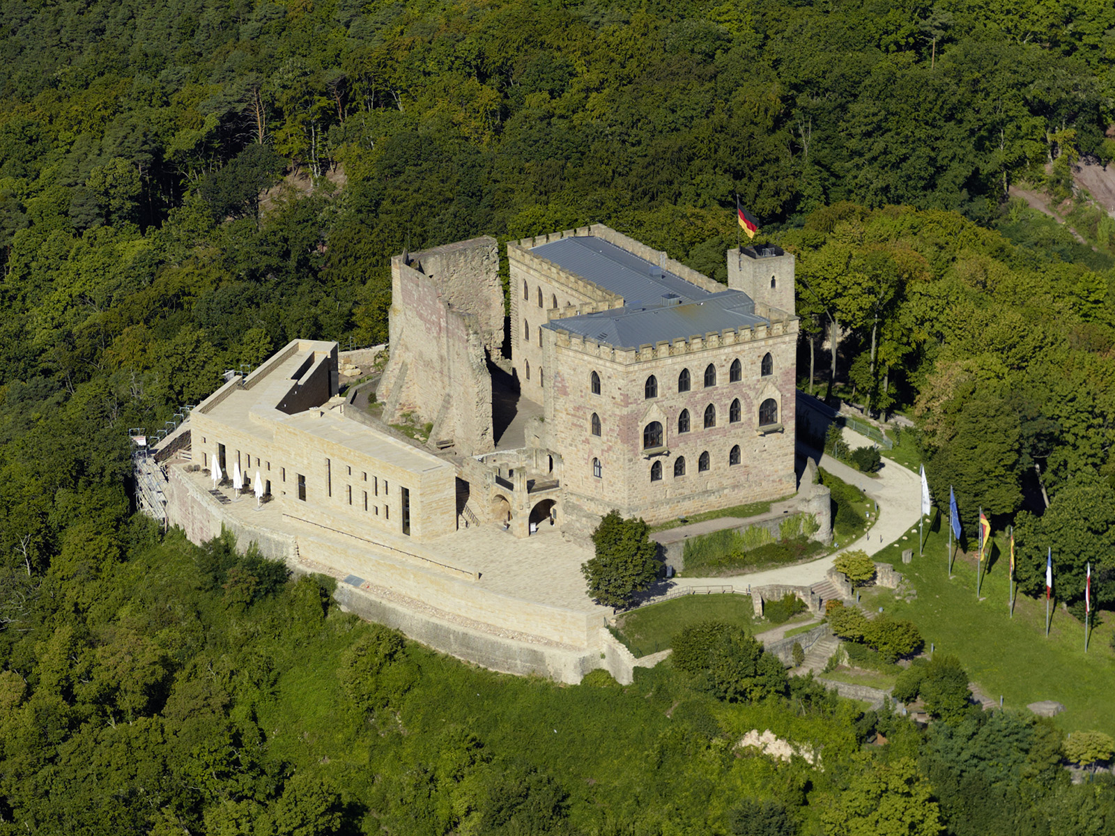 Luftbild Schlossanlage