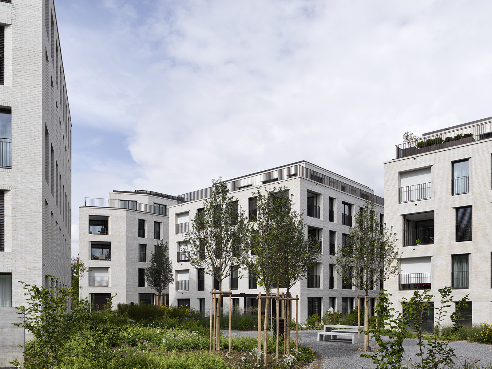 Durchwegung des neuen Wohnquartiers