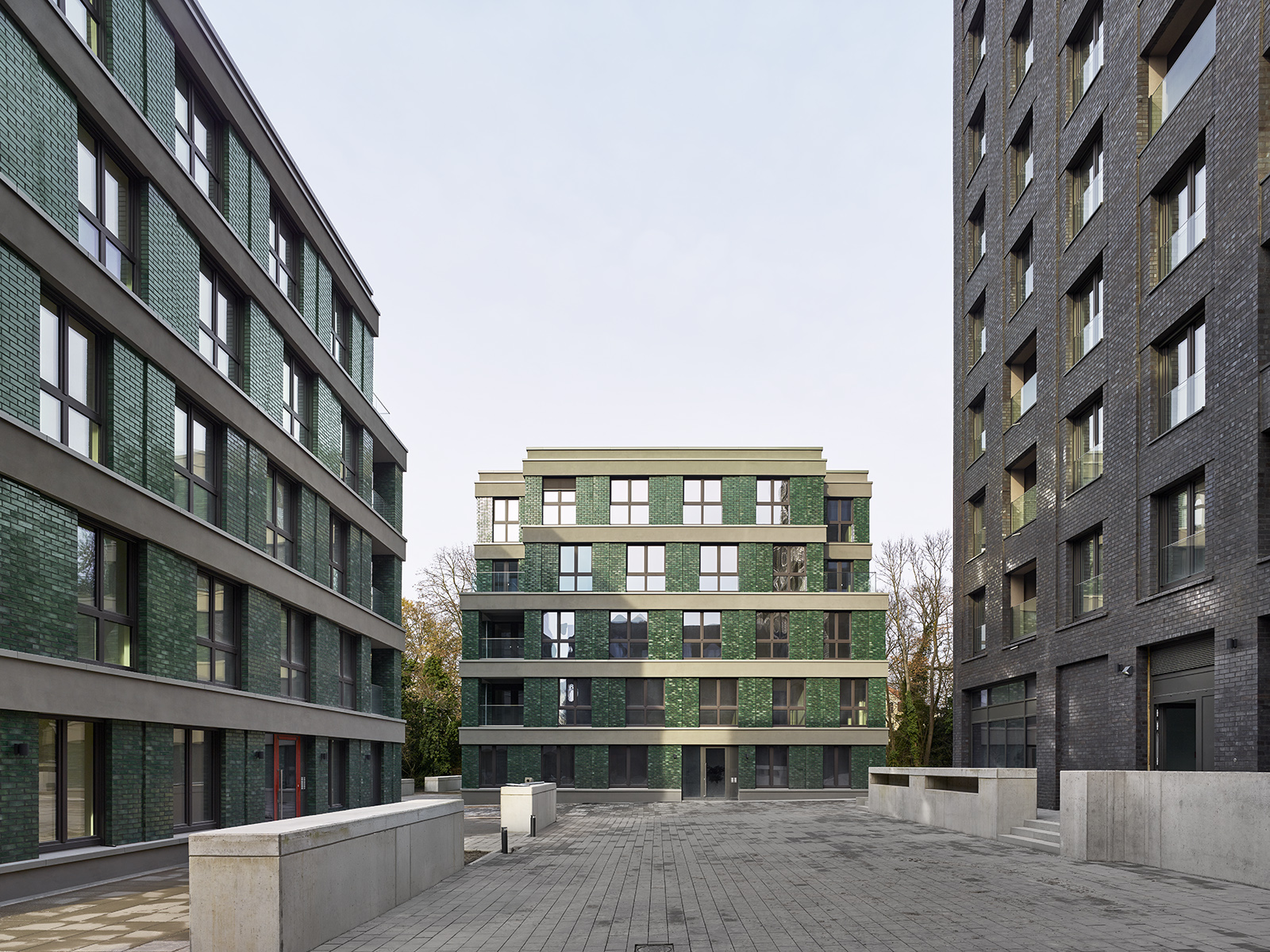 Außenflächen des Quartiers