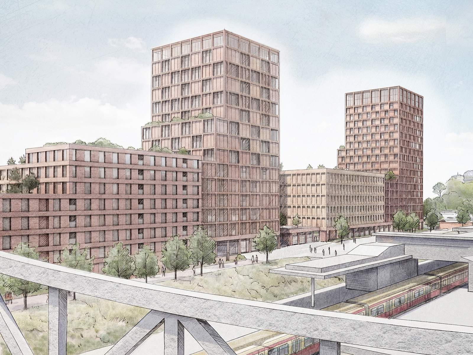 Ansichten des Quartiers